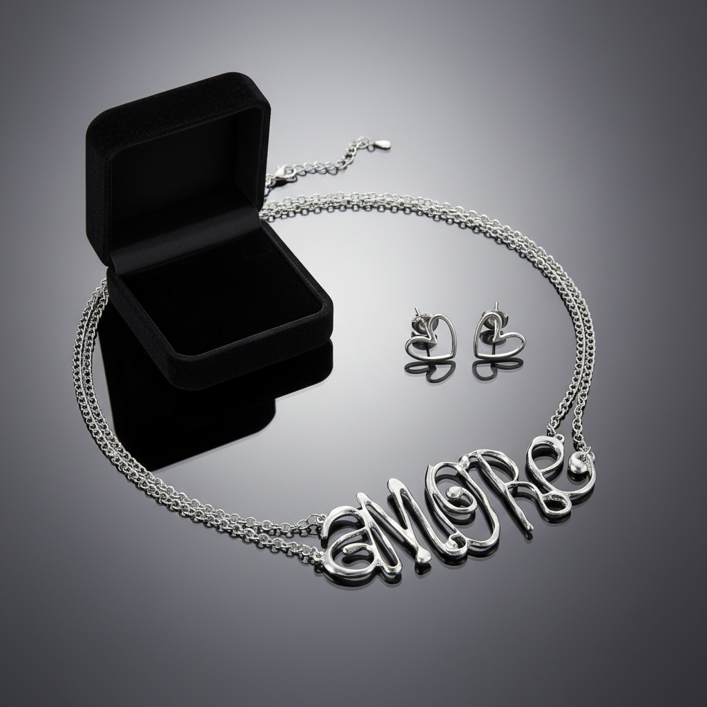Necklace Nameplate- Love- Amore