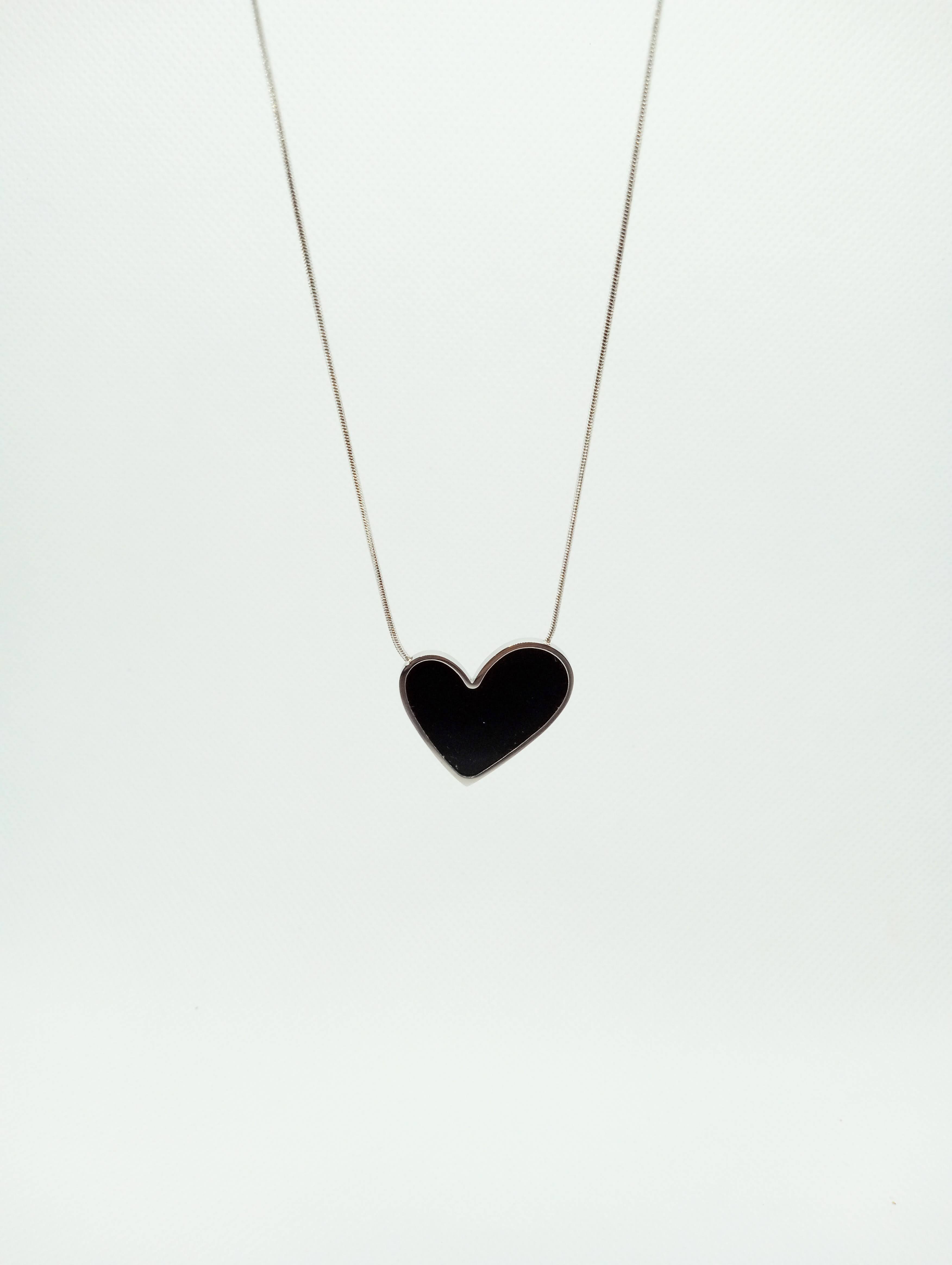 Heart Necklace & Rhinestone Mini Purse Women's Gift Set