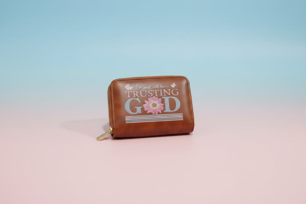 Trusting God Card Holder Wallet