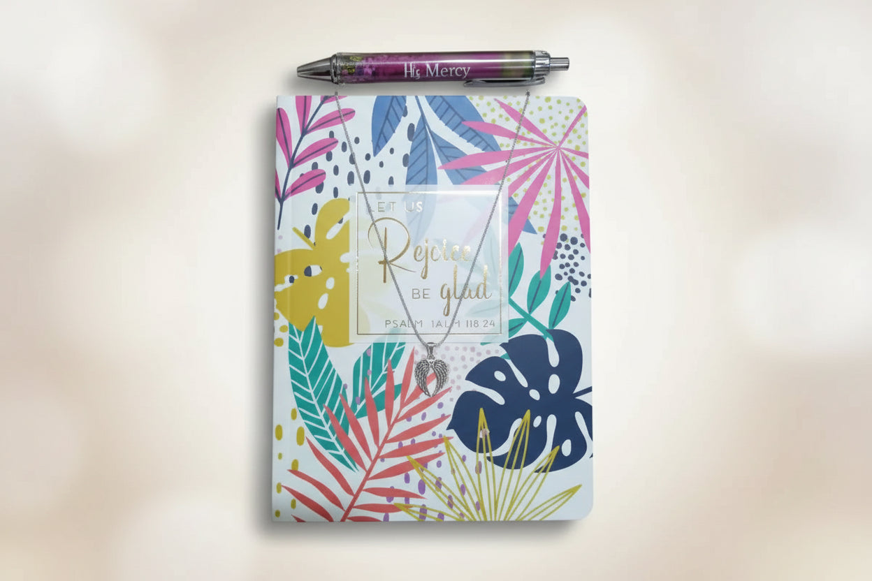 Let Us Rejoice and Be Glad Journal Gift Set - For Her