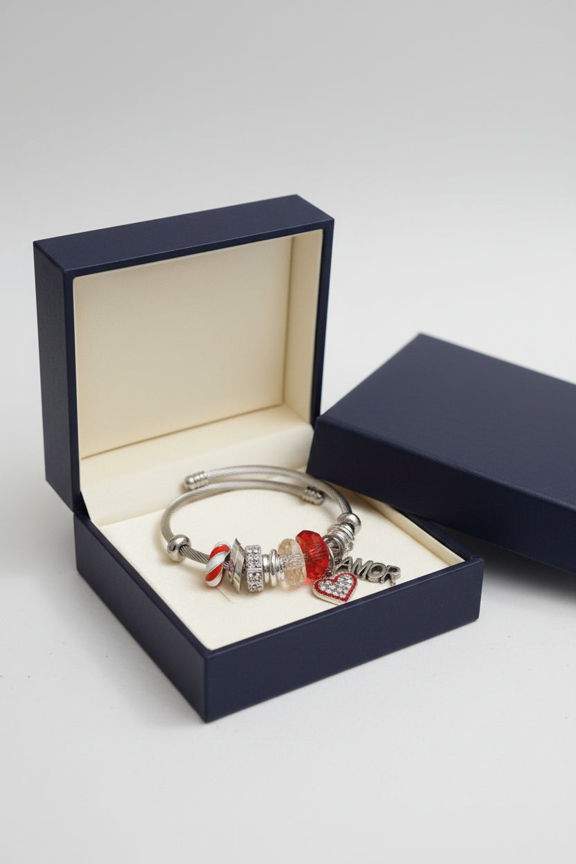 Amor Love & Faith Cable Bangle