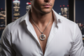 Cross Necklace - Men's Jewelry Ad
