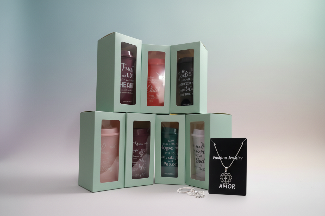 Faith Jewelry with Gift Box Cups