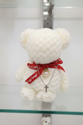 The Grace Bear - White - Glass Shelf Display