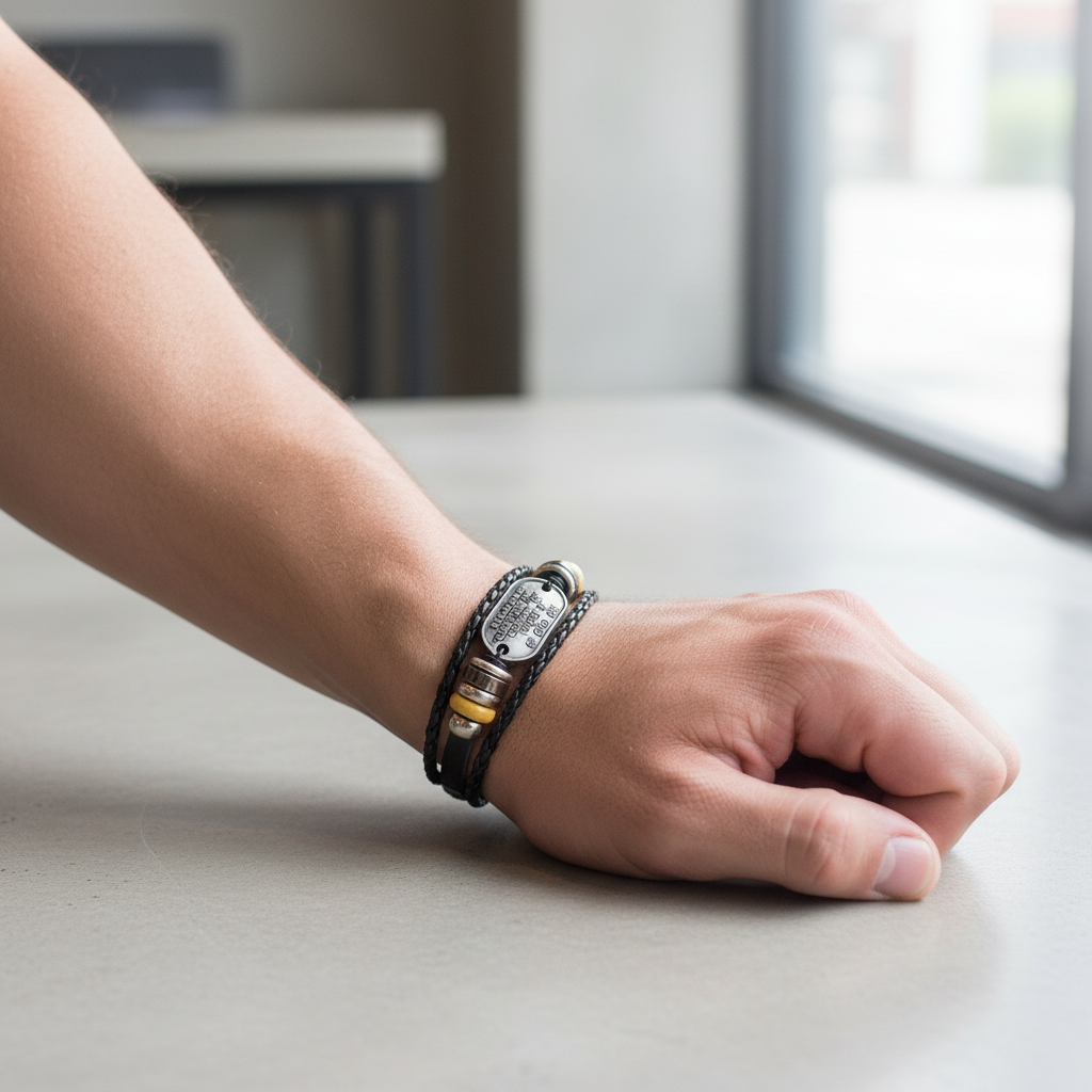 Trust in God Bracelet - Wrist Lifestyle Shot